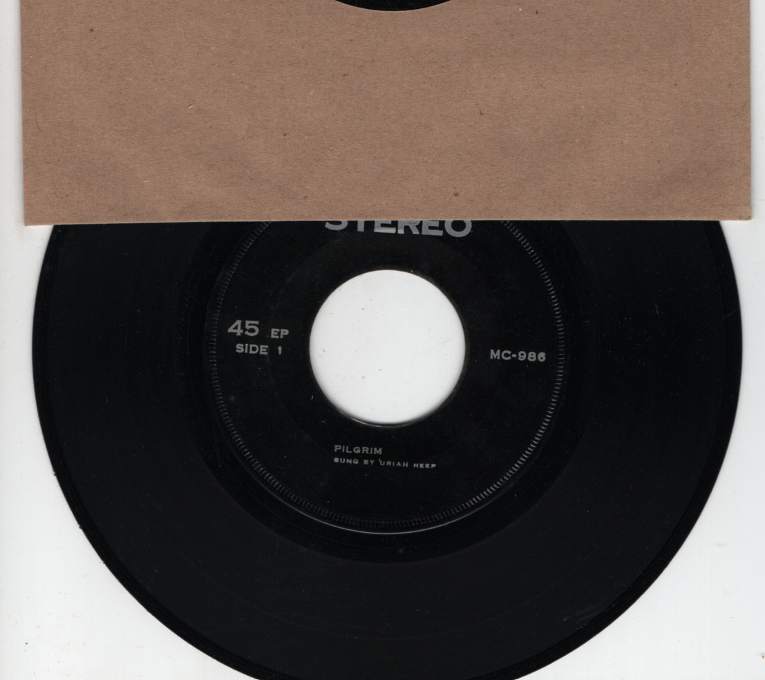URIAH HEEP /PILGRIM /Only Disc / THAI EP 7" THAILAND 45RPM