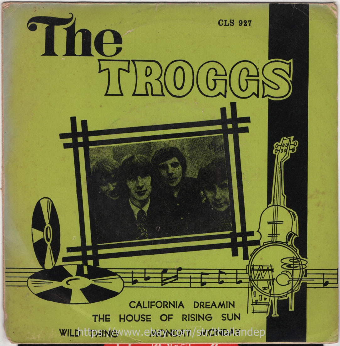 THE TROGGS /THE MAMA'S & THE PAPA'S /SENATOR BOBBY / THAI 7" THAILAND 45RPM