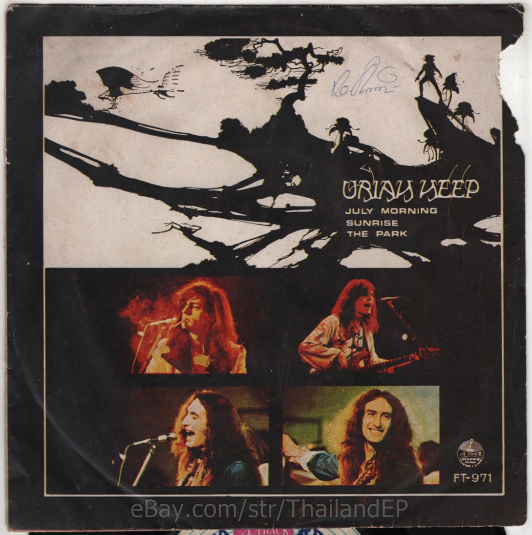 URIAH HEEP /SUNRISE /JULY MORNING / THAI EP 7" THAILAND 45RPM