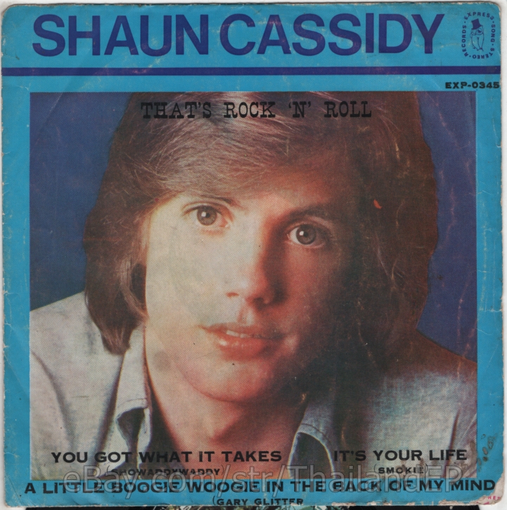 SHAUN CASSIDY /GARY GLITTER /SHOWADDYWADDY /SMOKIE THAI EP 7" THAILAND 45RPM