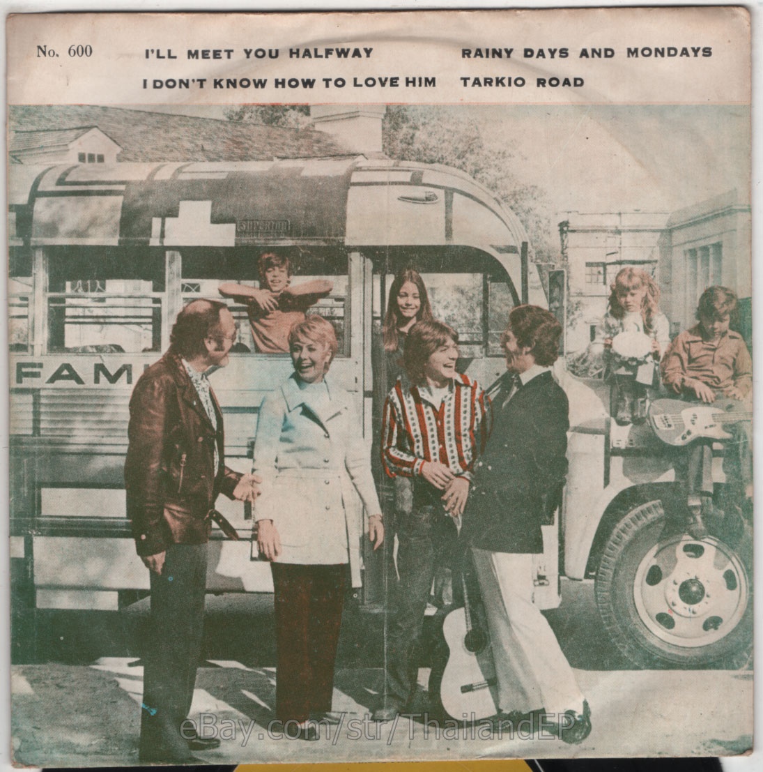 THE PARTRIDGE FAMILY /HELEN REDDY /CARPENTERS / THAI EP 7" THAILAND 45RPM