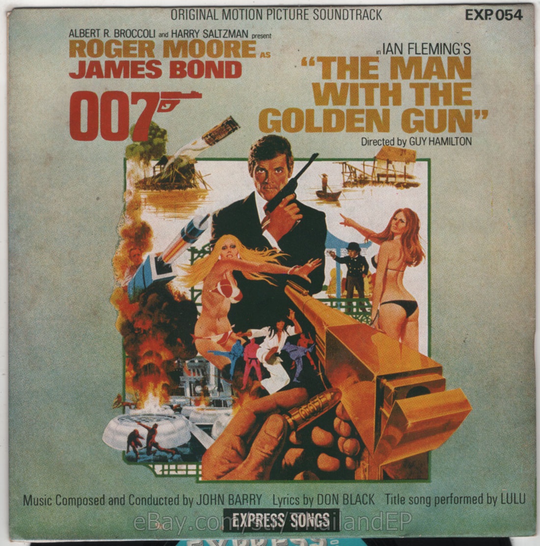 THE MAN WITH THE GOLDEN GUN / / / THAI EP 7" THAILAND 45RPM