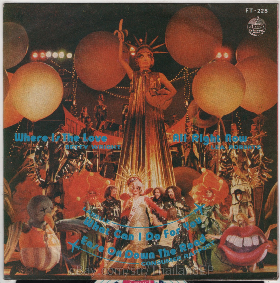 BETTY WRIGHT /LABELLE /LEA ROBERTS /CONSUMER RAPPORT THAI EP 7" THAILAND 45RPM