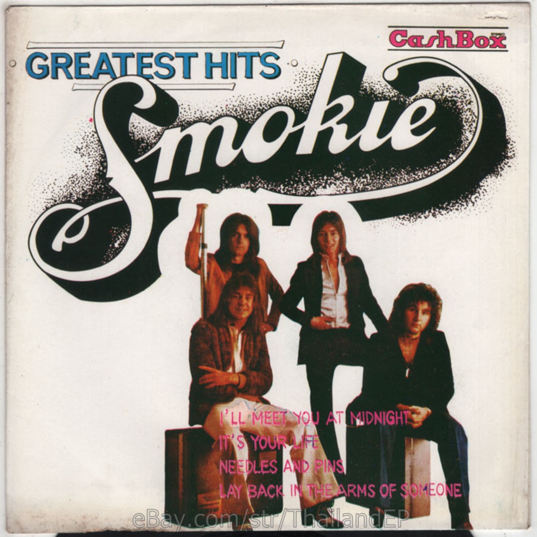 Smokie - I'll Meet You at Midnight  1977 /NEEDLES AND PINS THAI EP 7" THAILAND