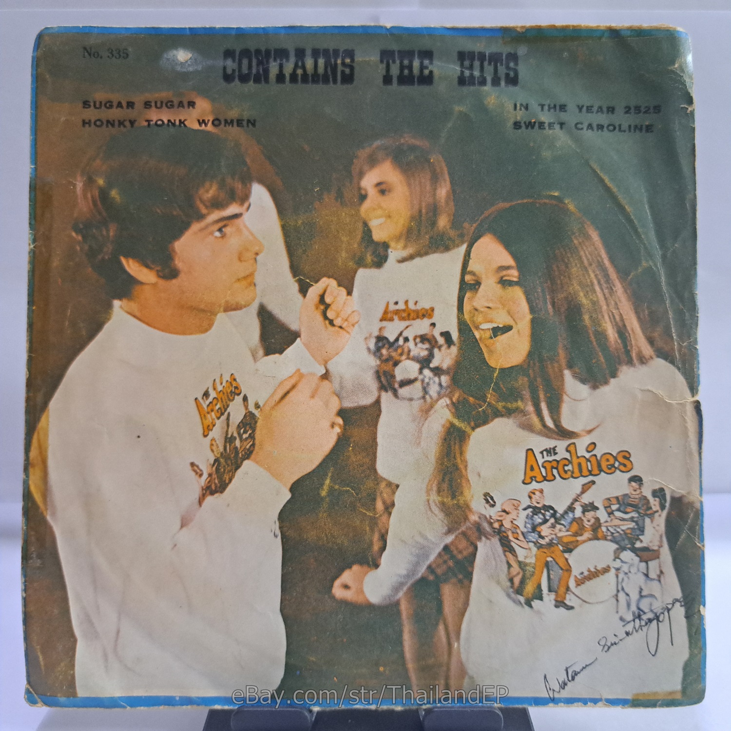 THE ARCHIES /THE ROLLING STONES /ZAGER & EVANS /NEIL DIAMOND THAI EP 7" THAILAND