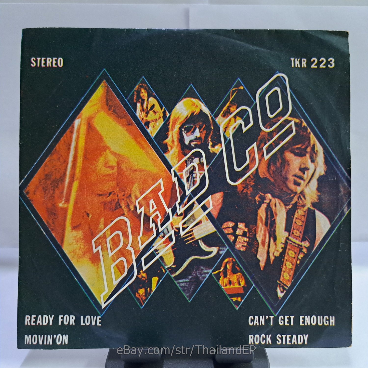 BAD COMPANY /READY FOR LOVE /CAN'T GET ENOUGH / THAI EP 7" THAILAND 45RPM