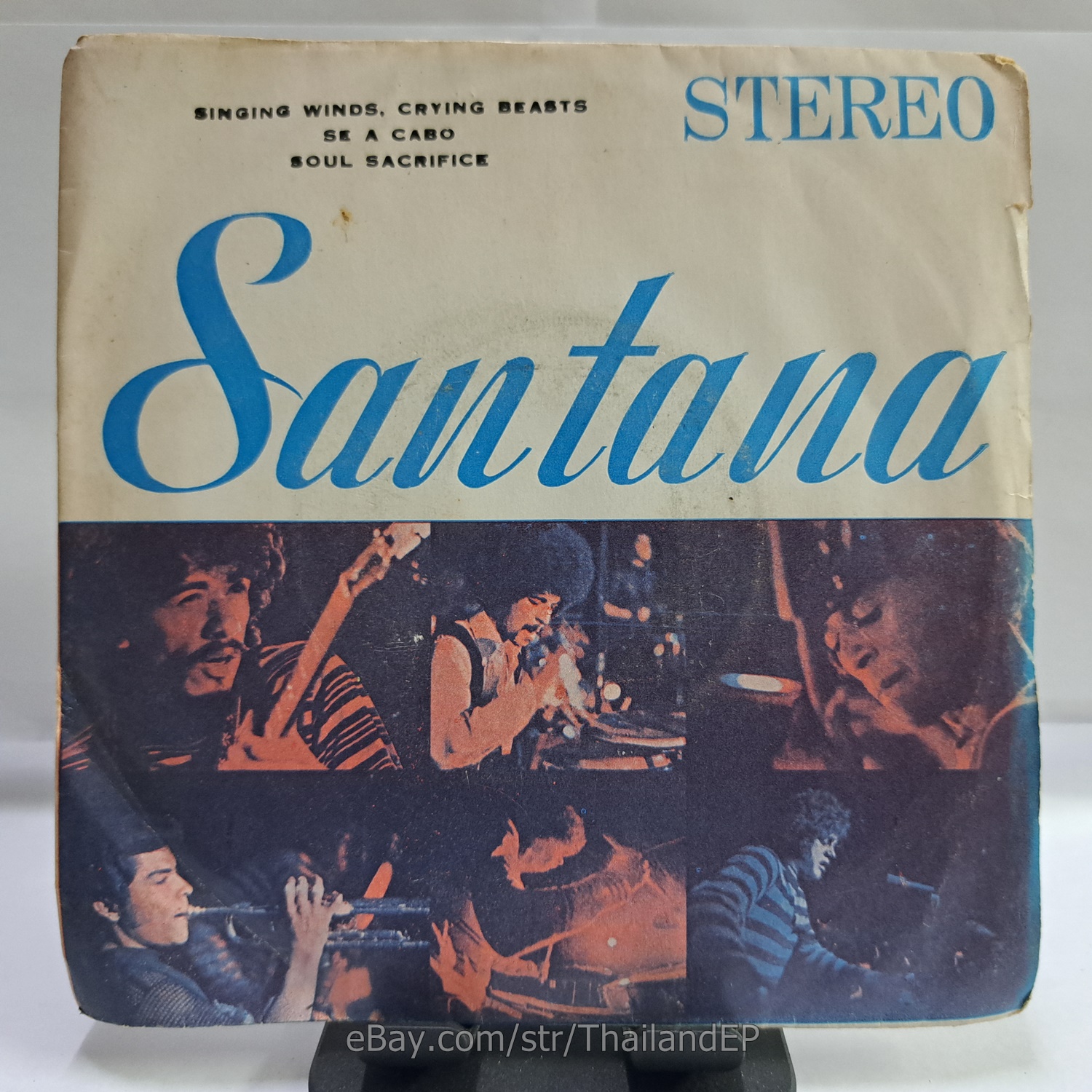SANTANA SOLO /SINGIN WINDS, CRYING BEASTS /SOUL SACRIFICE / THAI EP 7" THAILAND