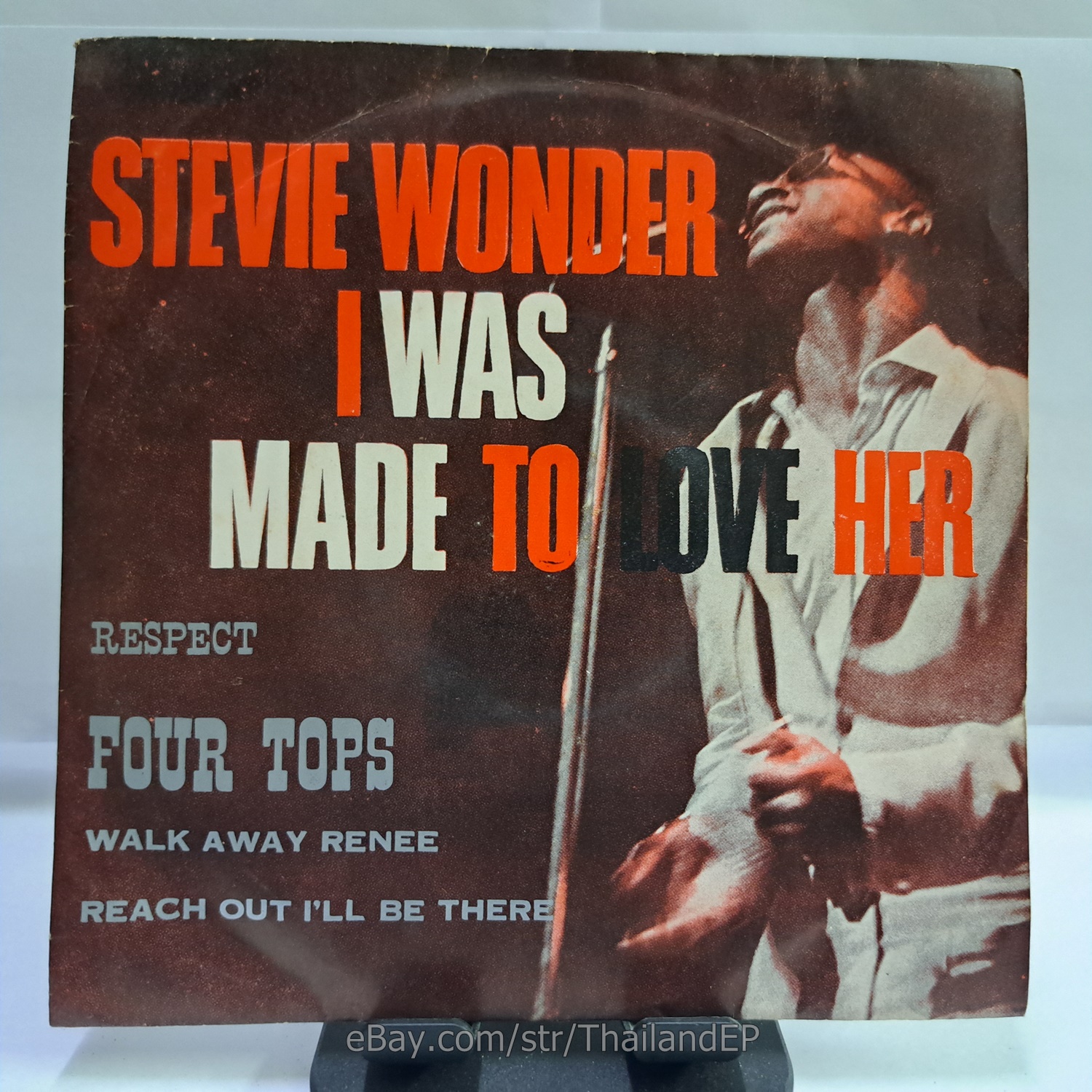 STEVIE WONDER /RESPECT /FOUR TOPS /WALK AWAY RENEE THAI EP 7" THAILAND 45RPM
