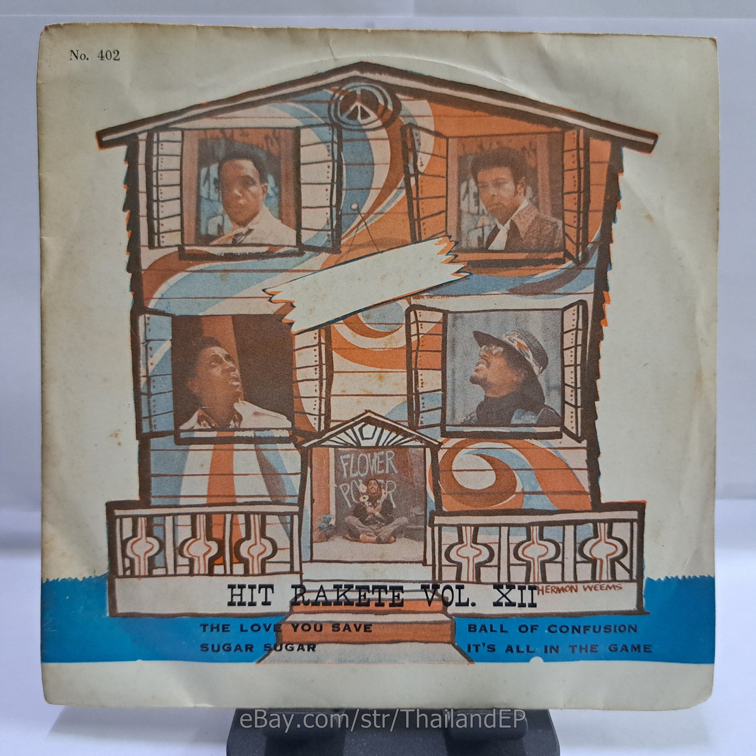 THE JACKSON 5 /WILSON PICKETT /THE TEMPTATIONS /FOUR TOPS THAI EP 7" THAILAND