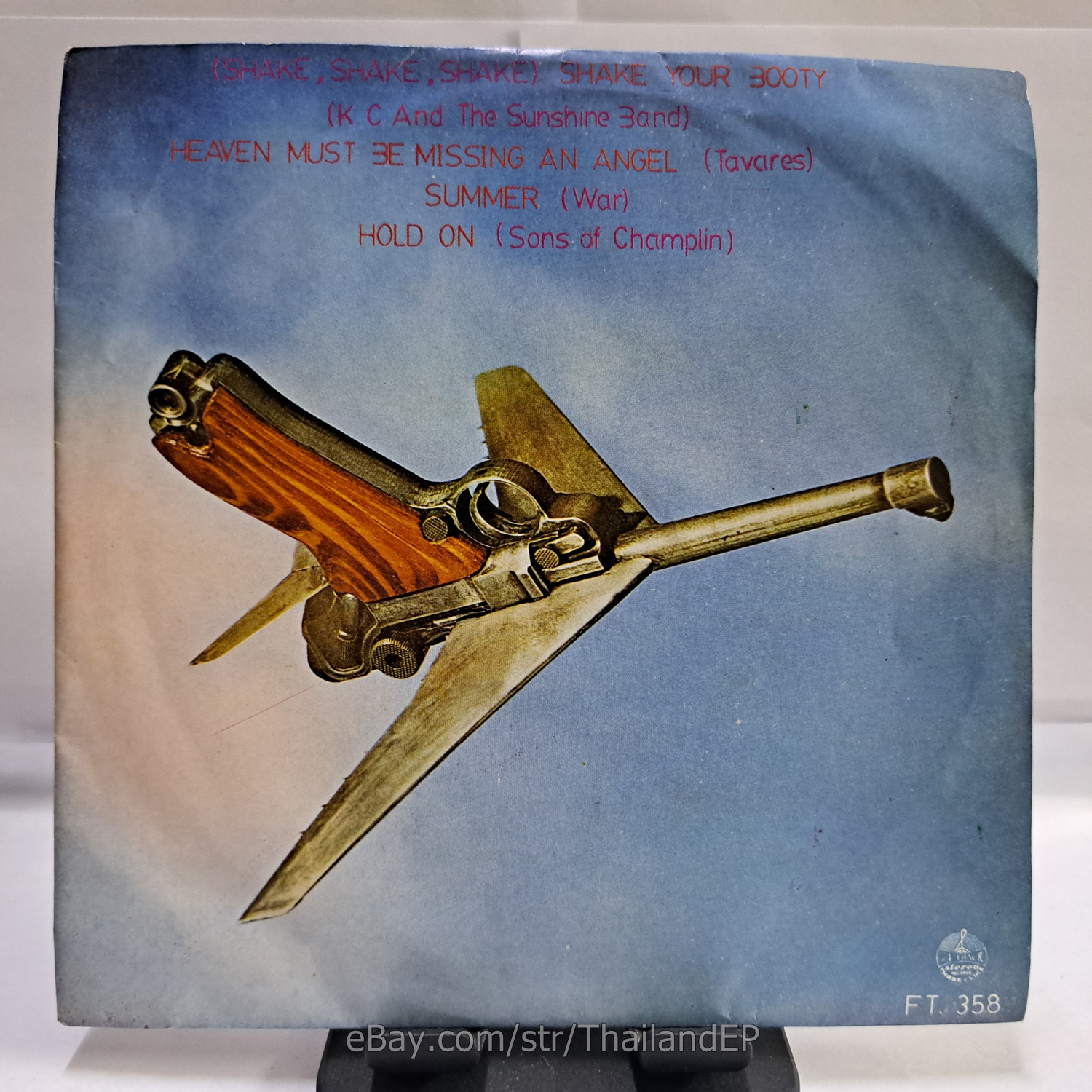 K C & THE SUNSHINE BAND - (SHAKE, SHAKE, SHAKE) SHAKE YOUR BOOTY (FT358) 7" Thai EP