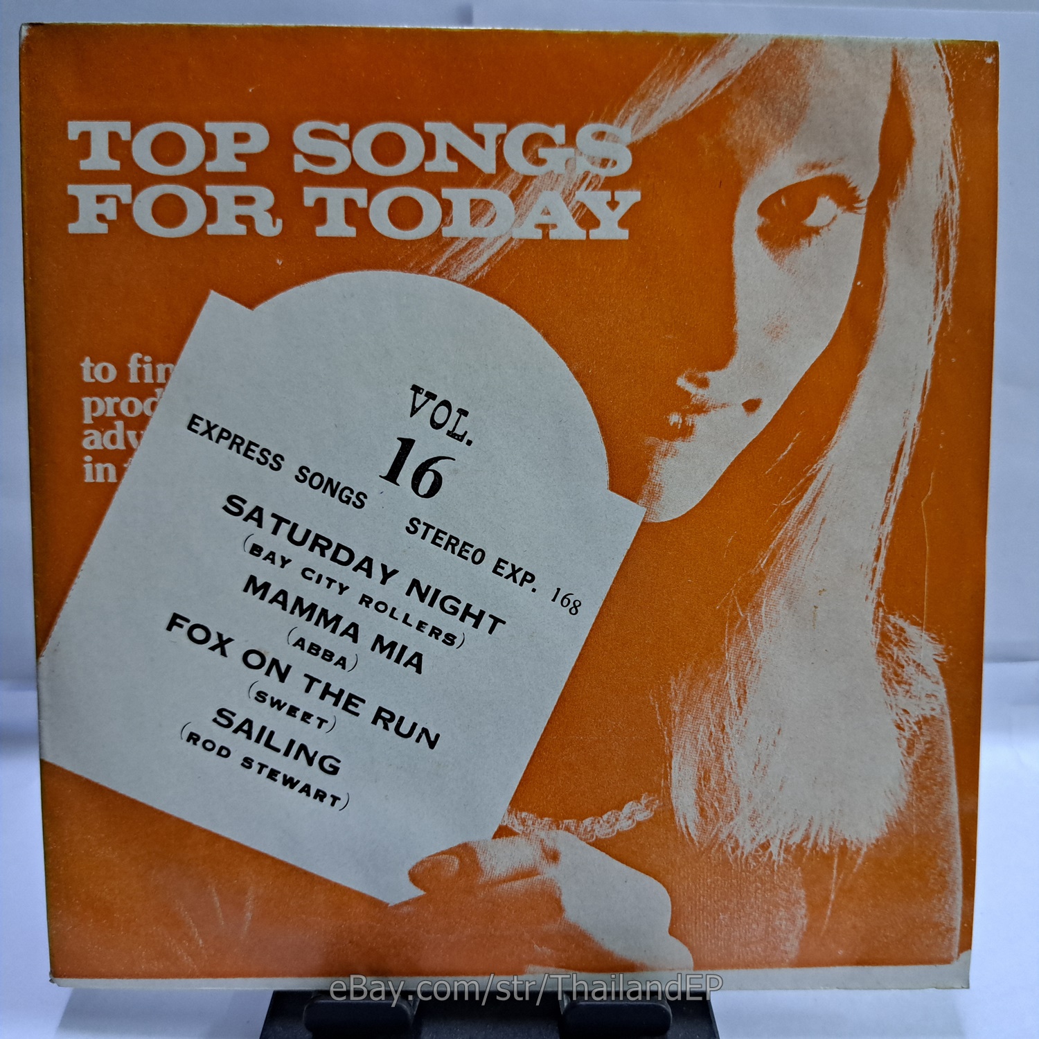 Bay City Rollers /Abba /Sweet /Rod Stewart THAI EP 7" THAILAND 45RPM