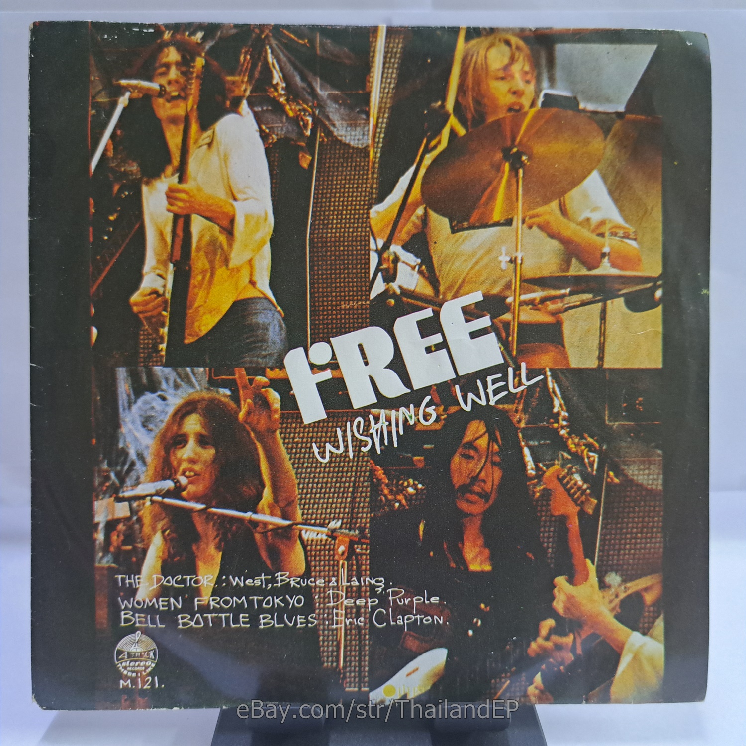 FREE  /WEST, BRUCE & LAING /DEEP PURPLE /ERIC CLAPTON THAI EP 7" THAILAND 45RPM