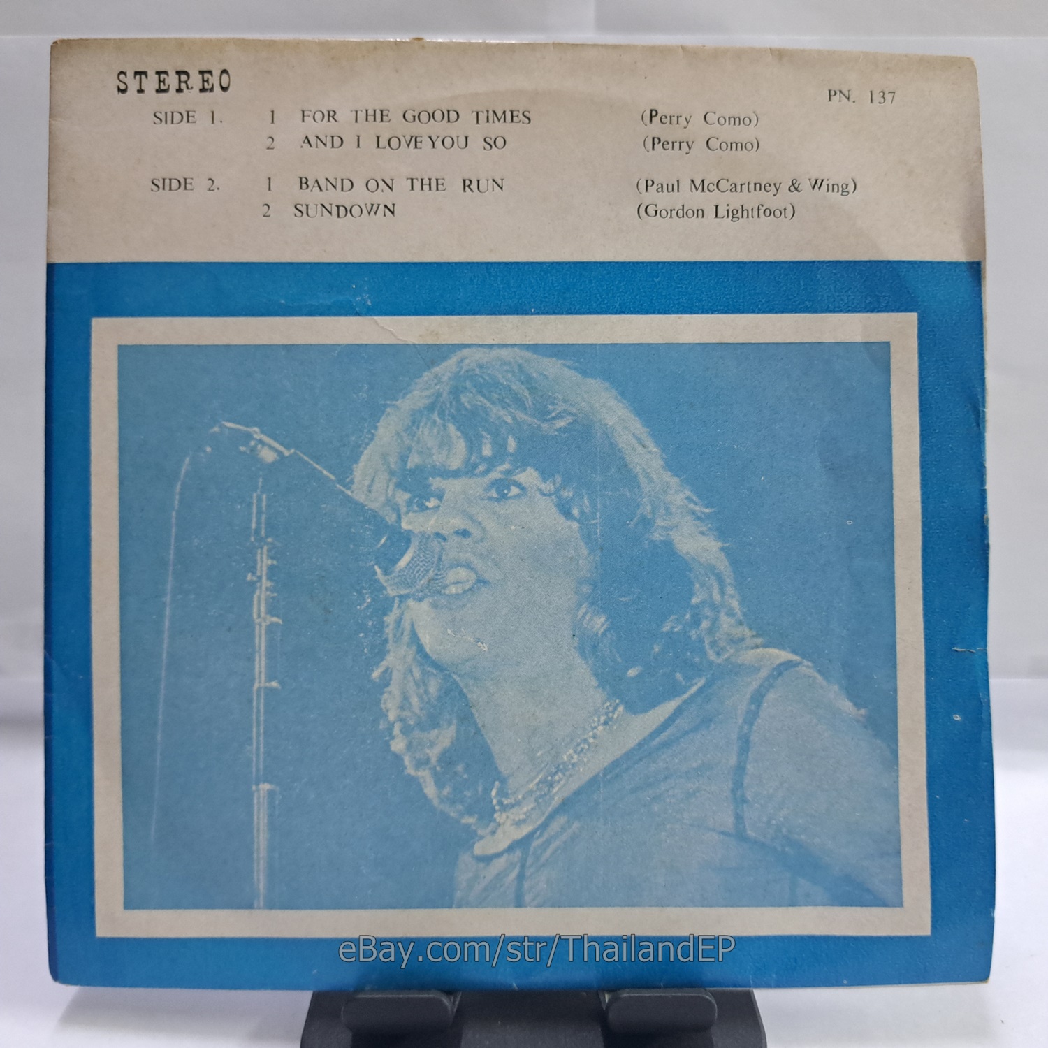 David Johansen New York Dolls Cover / /PAUL MCCARTNEY & WING / THAI  THAILAND