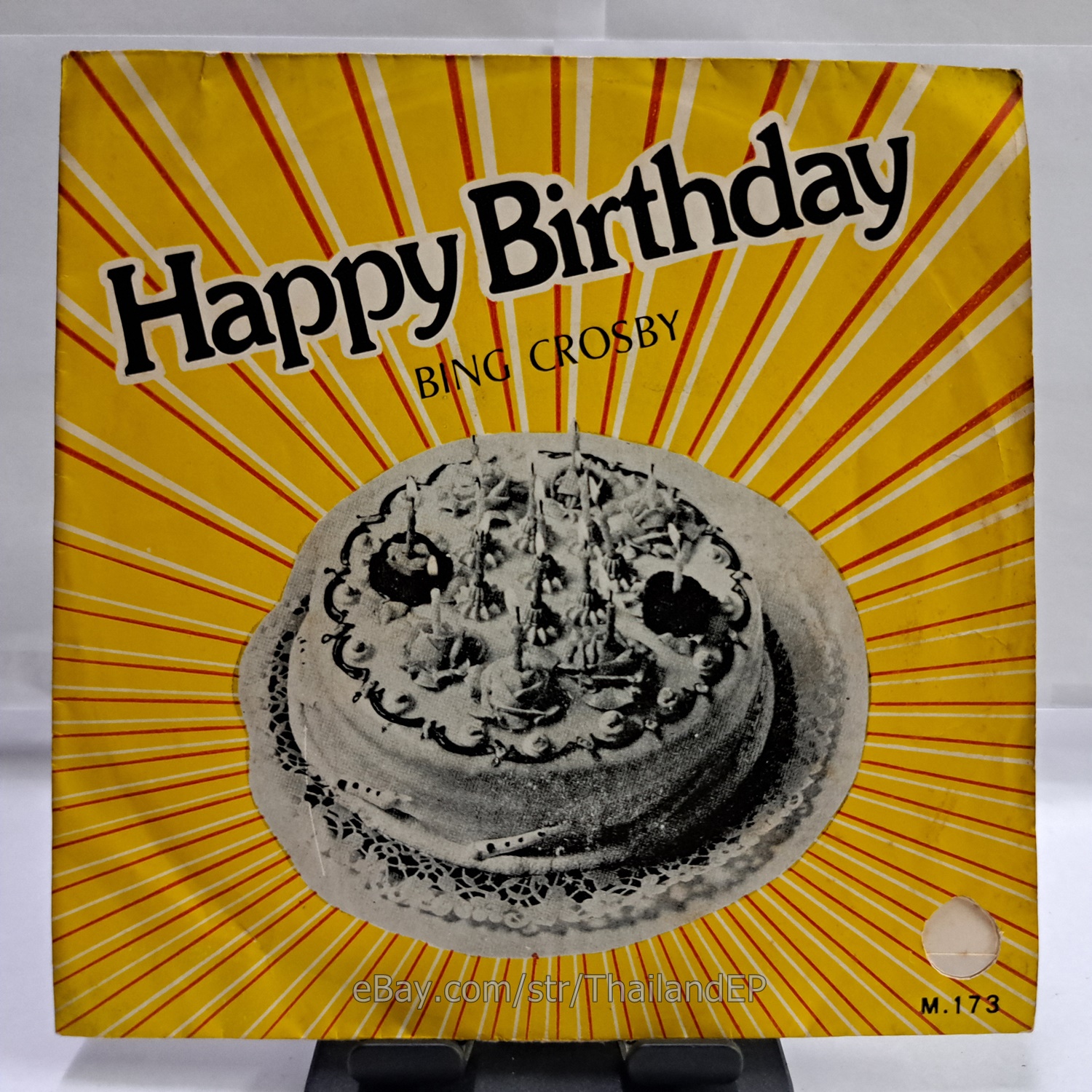 BING CROSBY - HAPPY BIRTDAY (M173) 7" Thai EP
