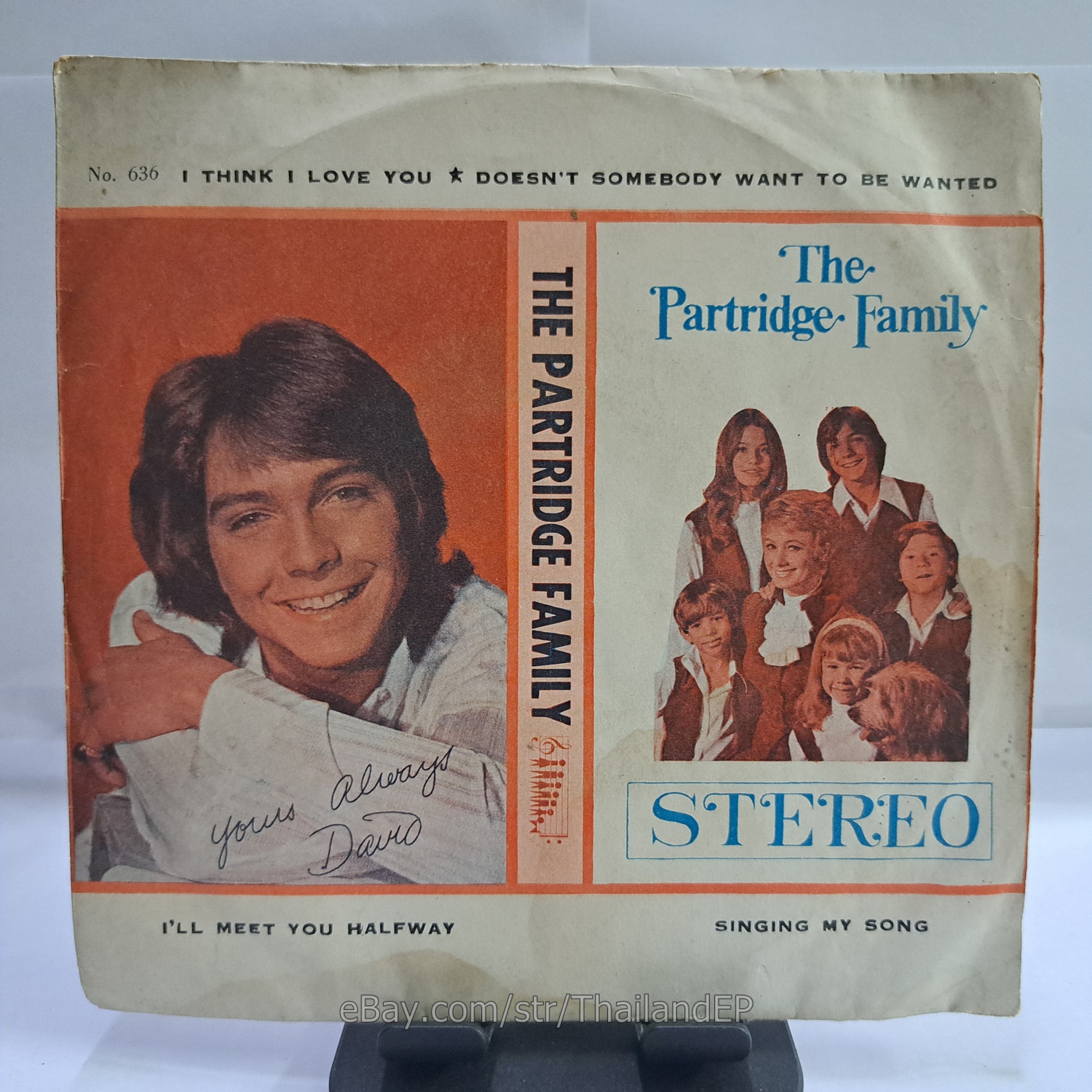 THE PARTRIDGE FAMILY /I THINK I LOVE YOU /I'LL MEET YOU HALFWAY / THAI EP 7"