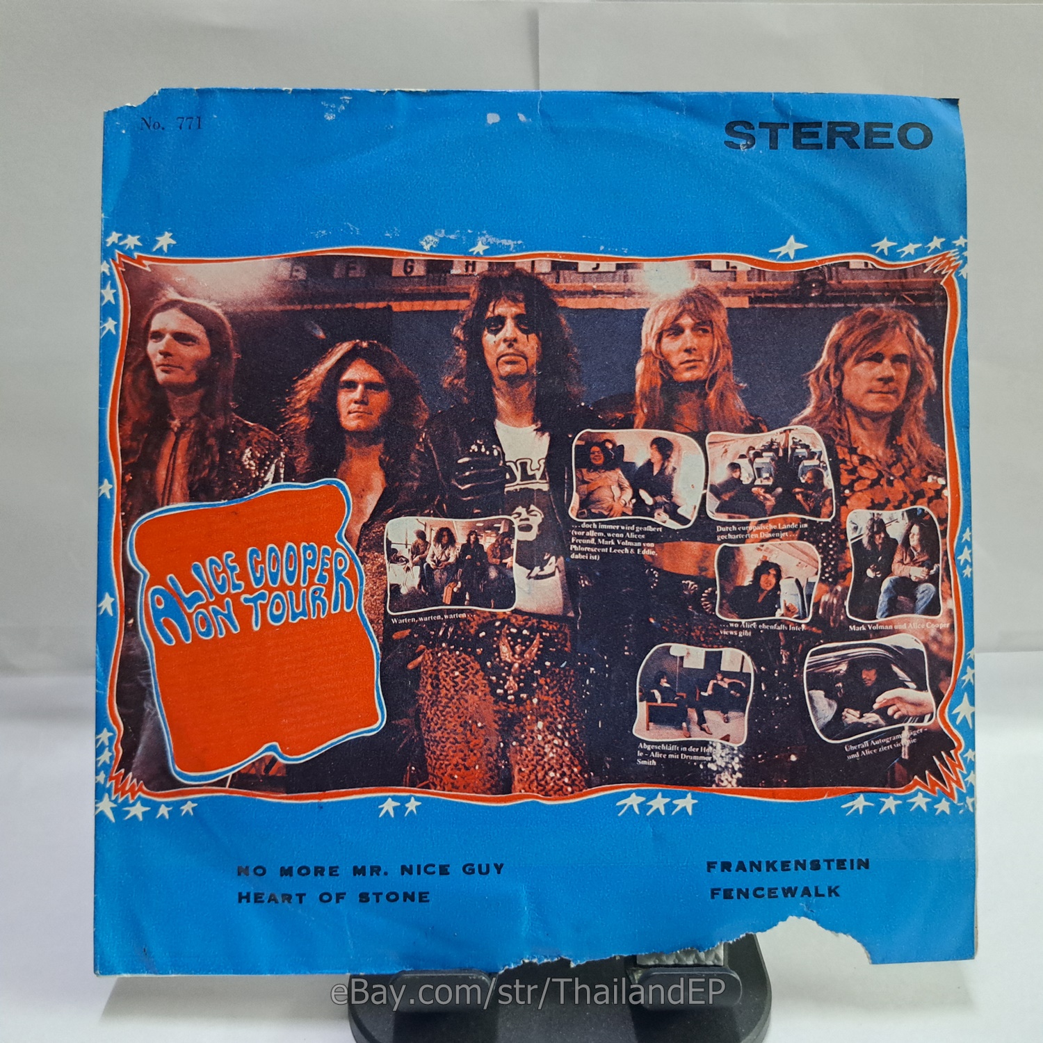 ALICE COOPER /NO MORE MR. NICE GUY / / THAI EP 7" THAILAND 45RPM