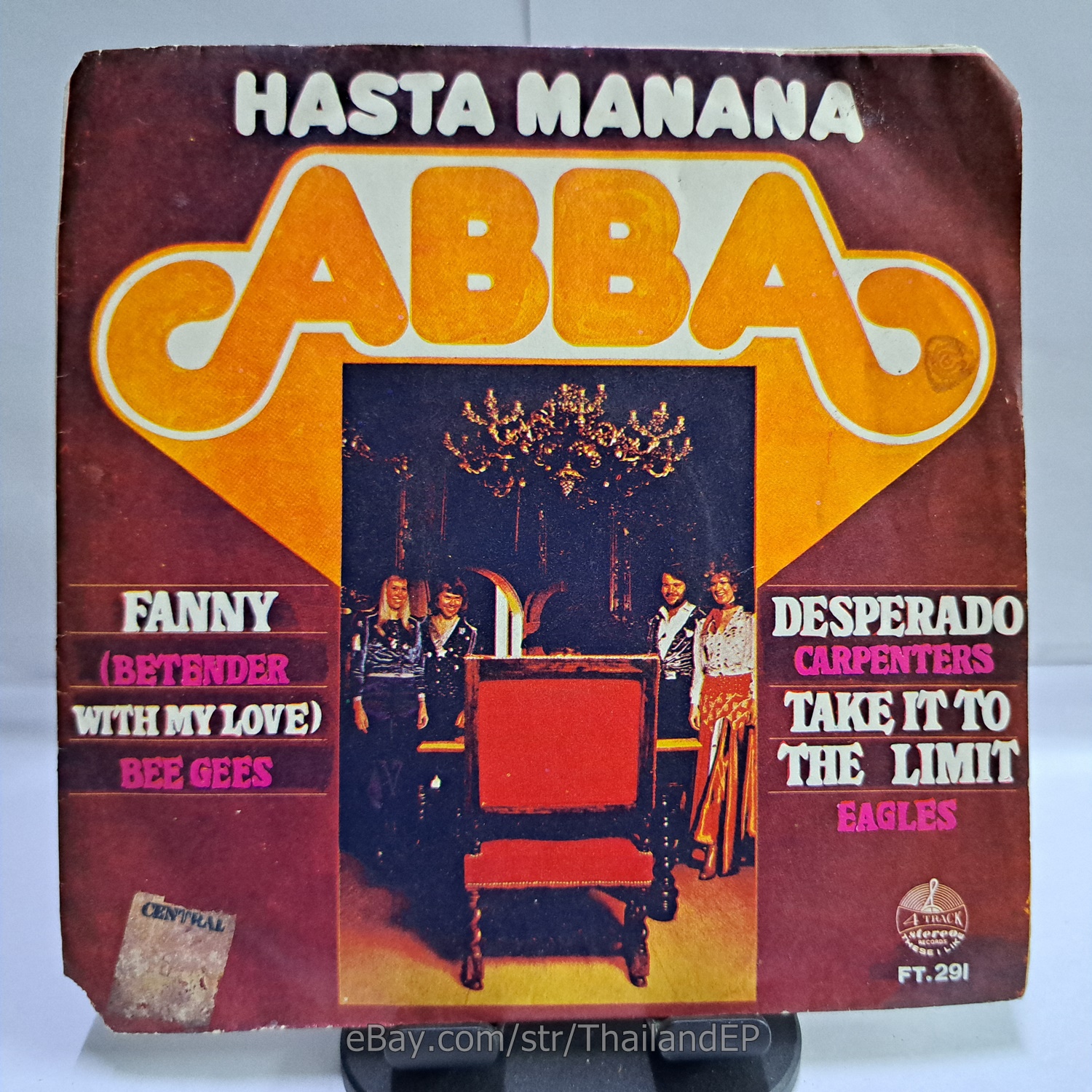 ABBA /HASTA MANANA / / THAI EP 7" THAILAND 45RPM RARE