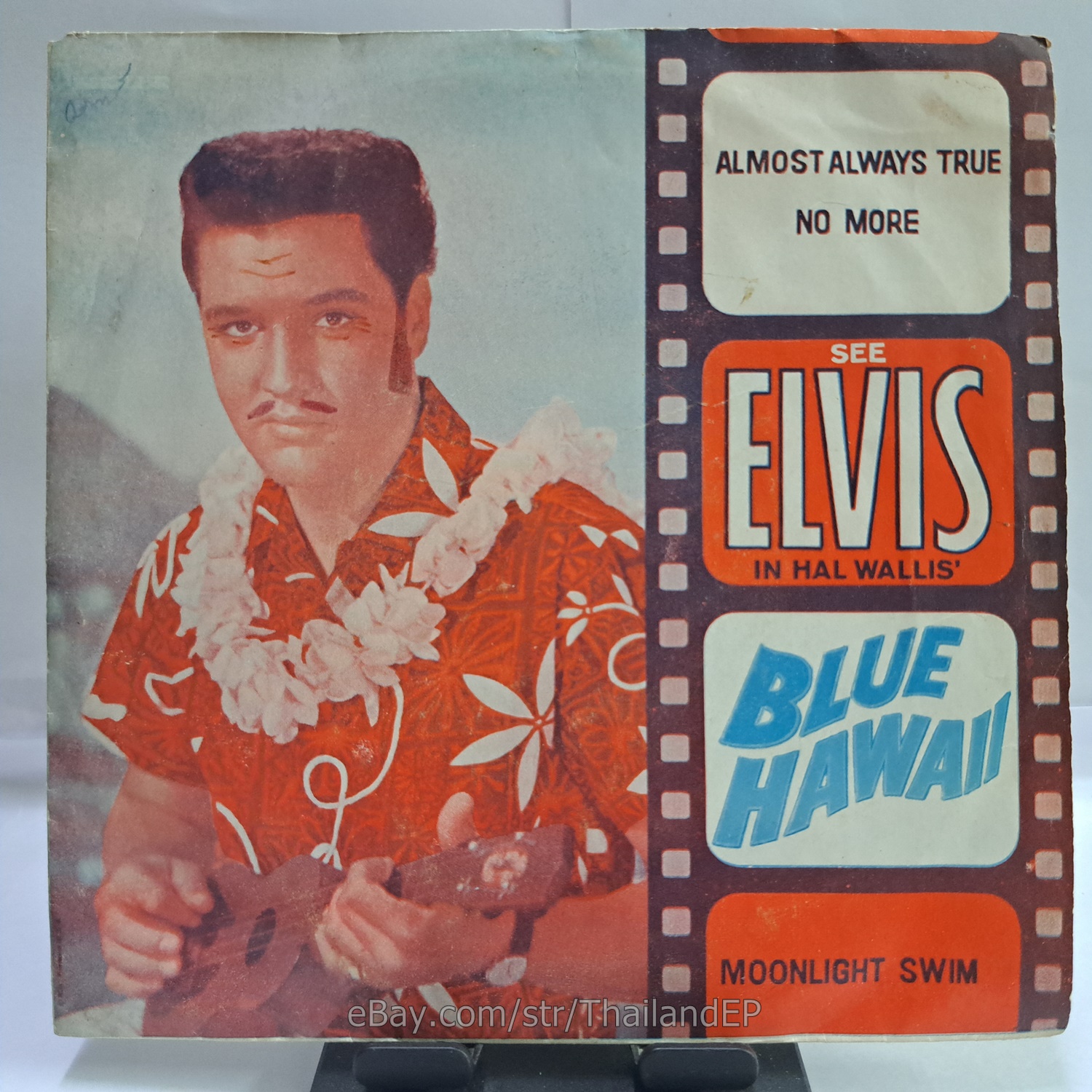 ELVIS PRESLEY /BLUE HAWAII /NO MORE / THAI EP 7" THAILAND 45RPM