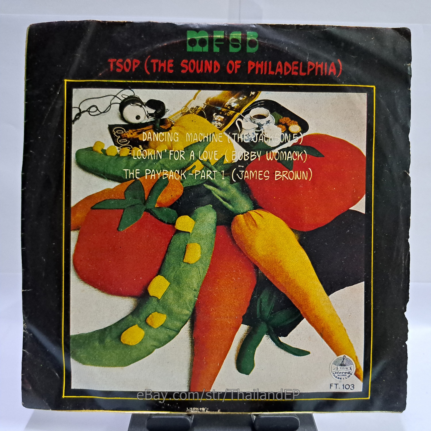 /THE JACKSON 5 /BOOBY WOMACK /JAMES BROWN THAI EP 7" THAILAND 45RPM