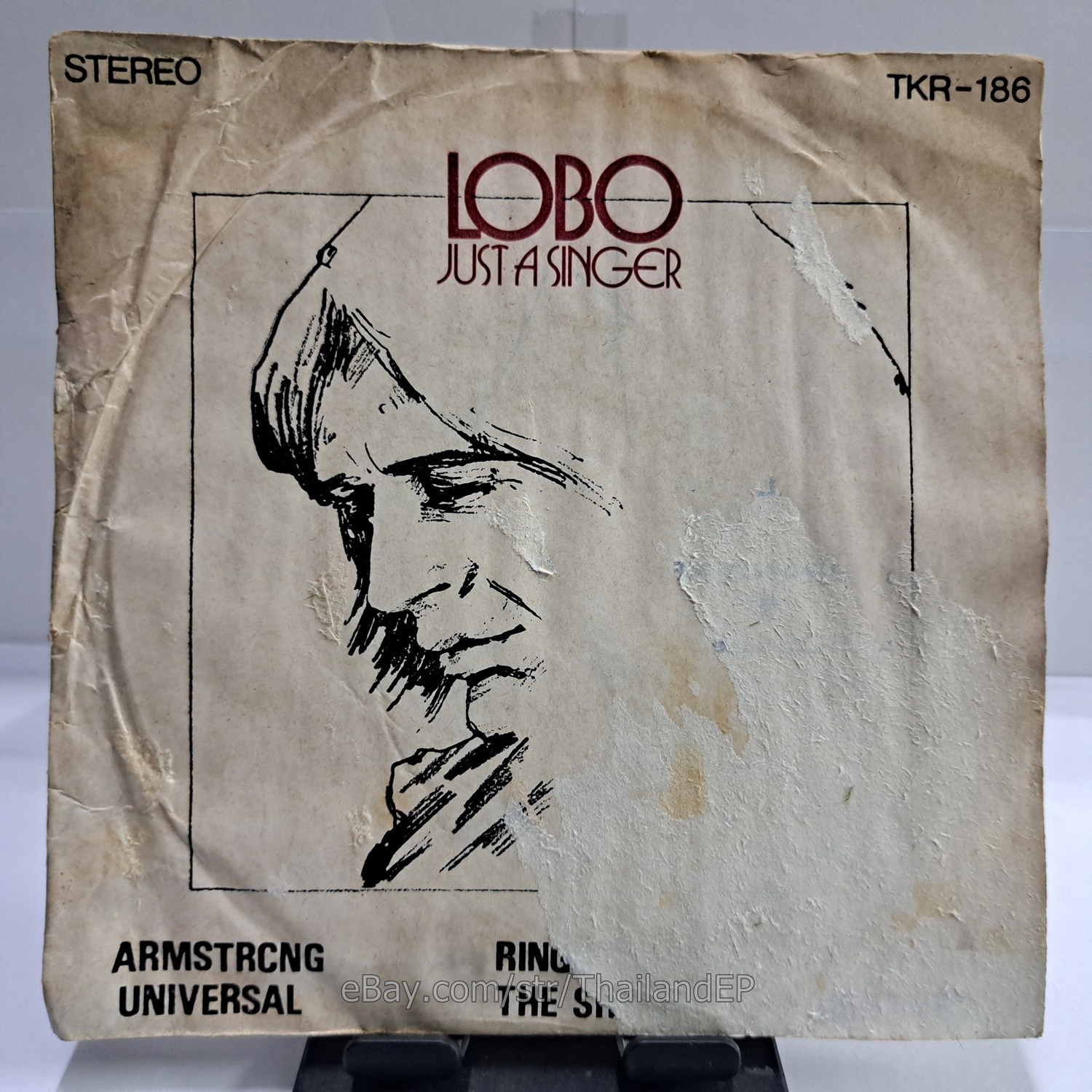 LOBO JUST A SINGER - ARMSTRONG (TKR 186) 7" Thai EP
