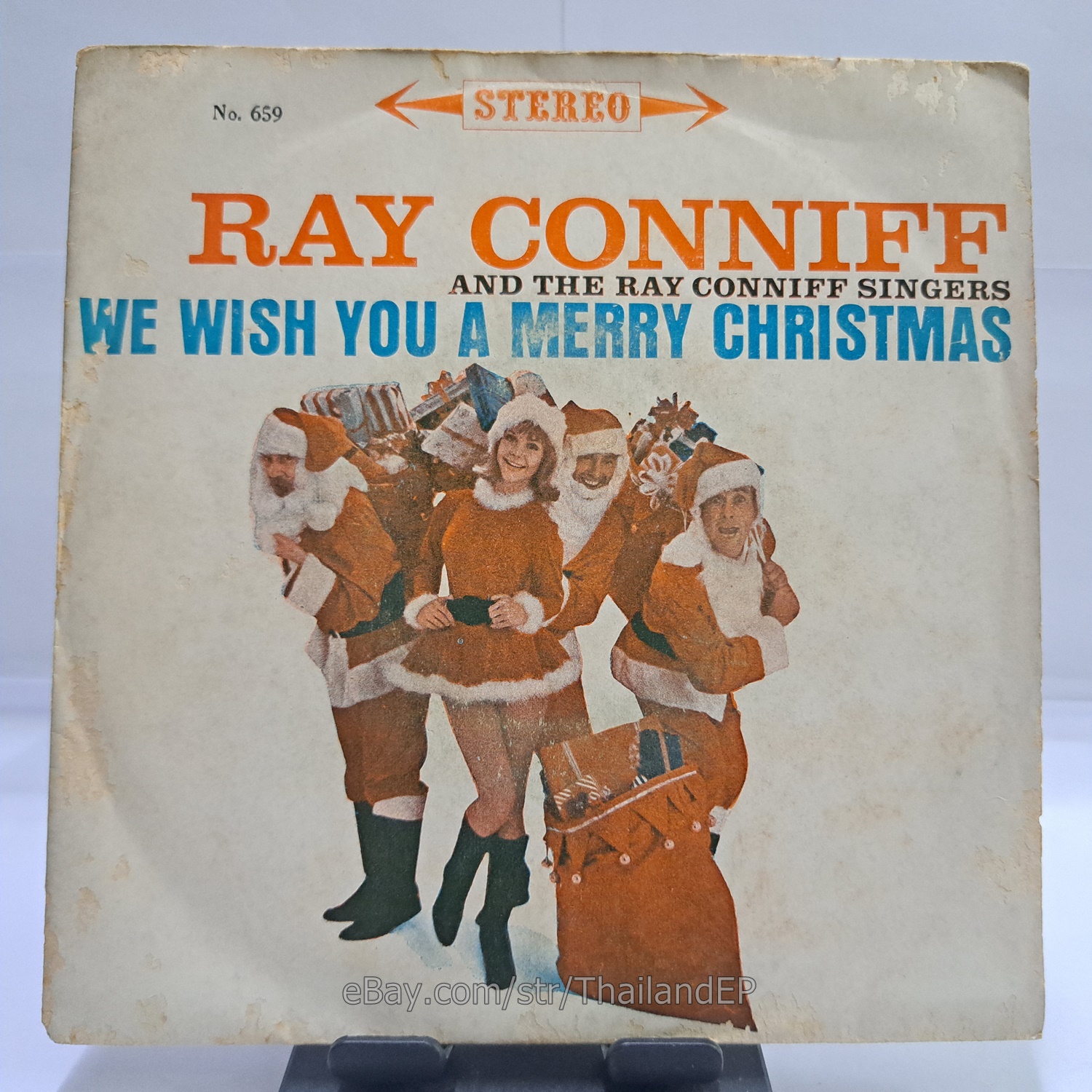 RAY CONNIFF - JOLLY OLD ST. NICHOLAS THE LITTLE DRUMMER BOY (TK-659) 7" Thai EP