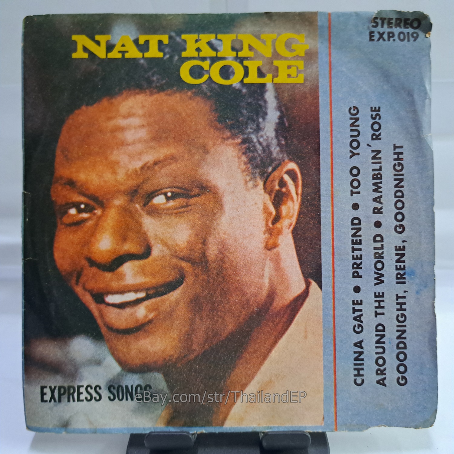 NAT KING COLE - CHINA GATE (EXP. 19) 7" Thai EP
