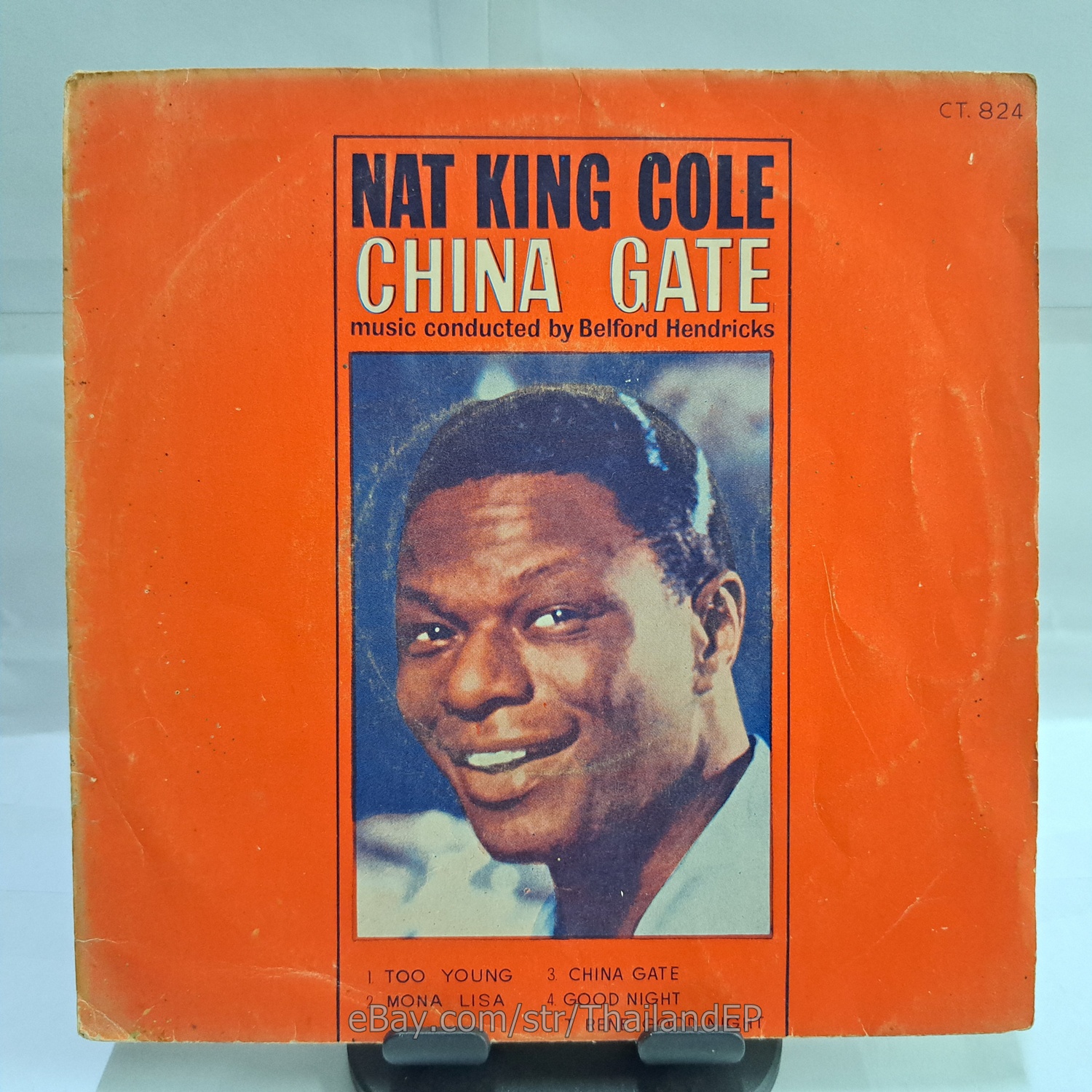 NAT KING COLE - TOO YOUNG (CT-824) 7" Thai EP