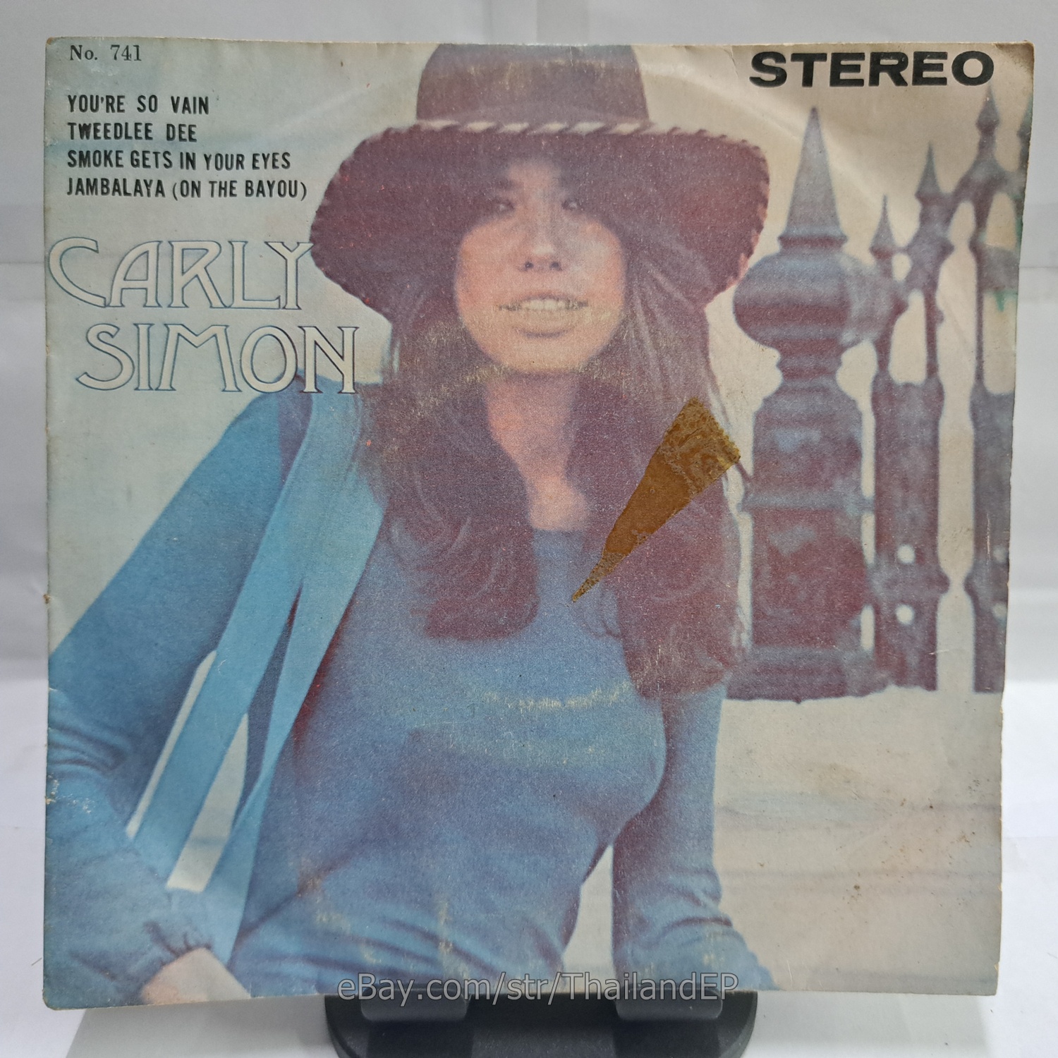CARLY SIMON - YOU'RE SO VAIN (TK-741) 7" Thai EP