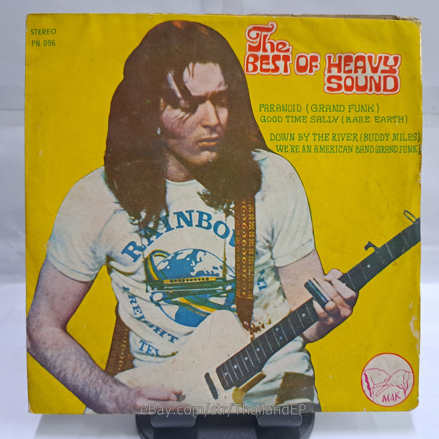 RORY GALLAGHER COVER /GRAND FUNK /RARE EARTH /GRAND FUNK THAILAND EP 45 RARE!