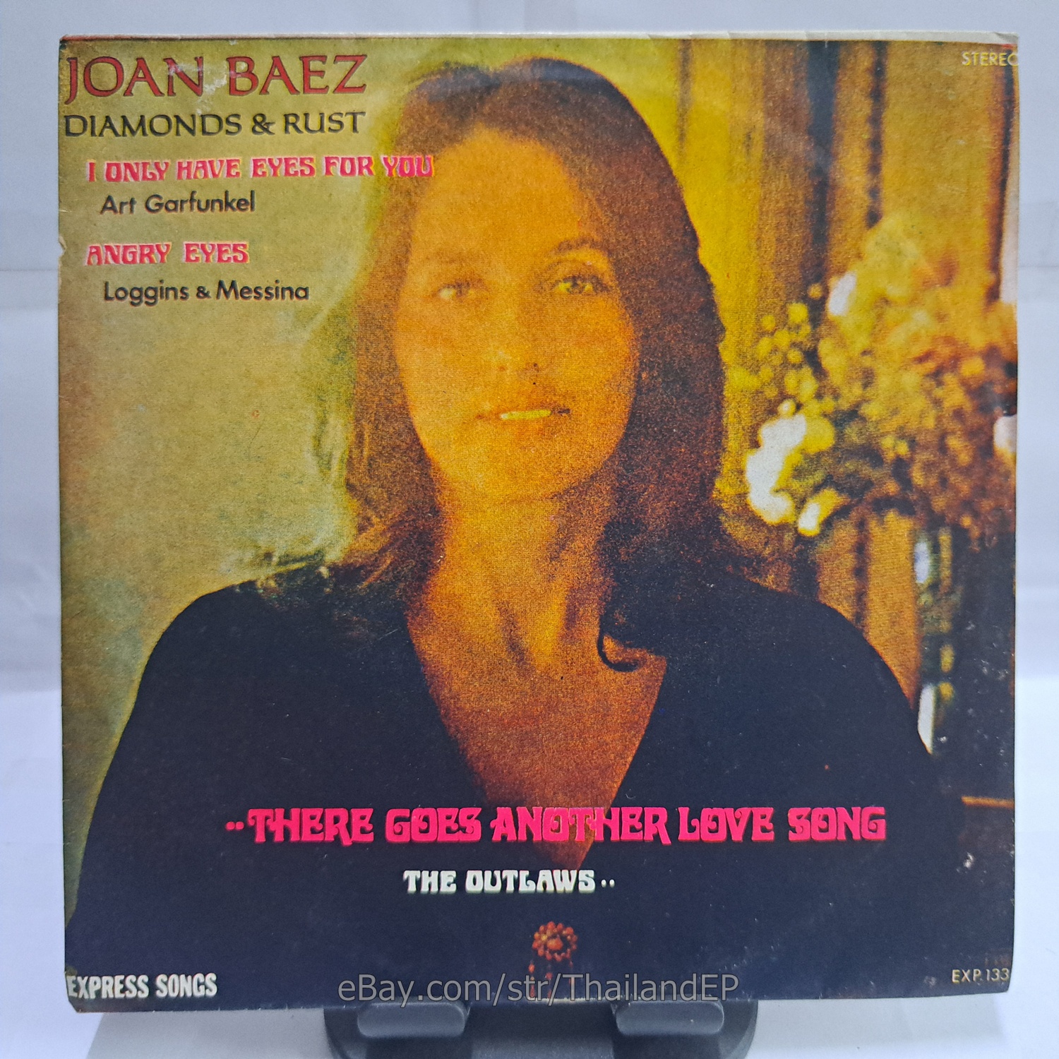 JOAN BAEZ - DIAMONDS AND RUST (EXP. 133) 7" Thai EP