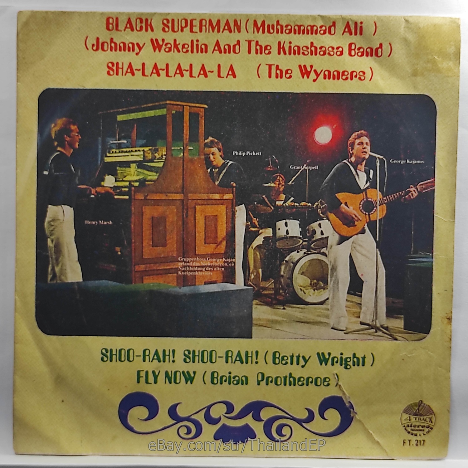 THE WYNNERS - SHA-LA-LA-LA-LA (FT. 217) 7" Thai EP