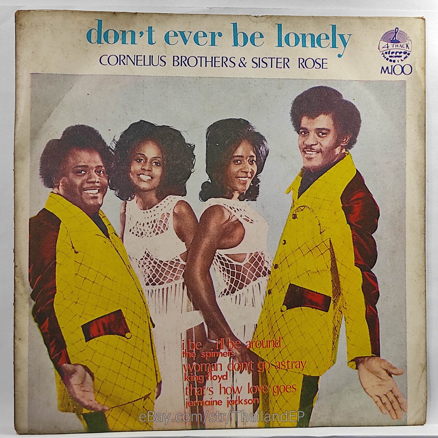THE SPINNERS - I'LL BE AROUND (M. 100) 7" Thai EP