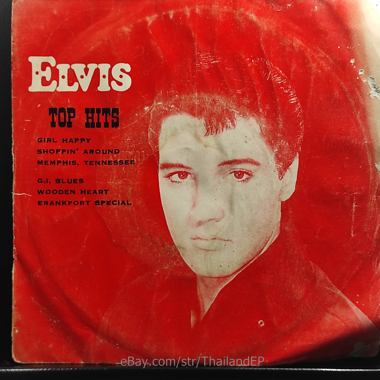 ELVIS PRESLEY /GIRL HAPPY /G.I. BLUES / THAILAND EP 45 THAI TK-11