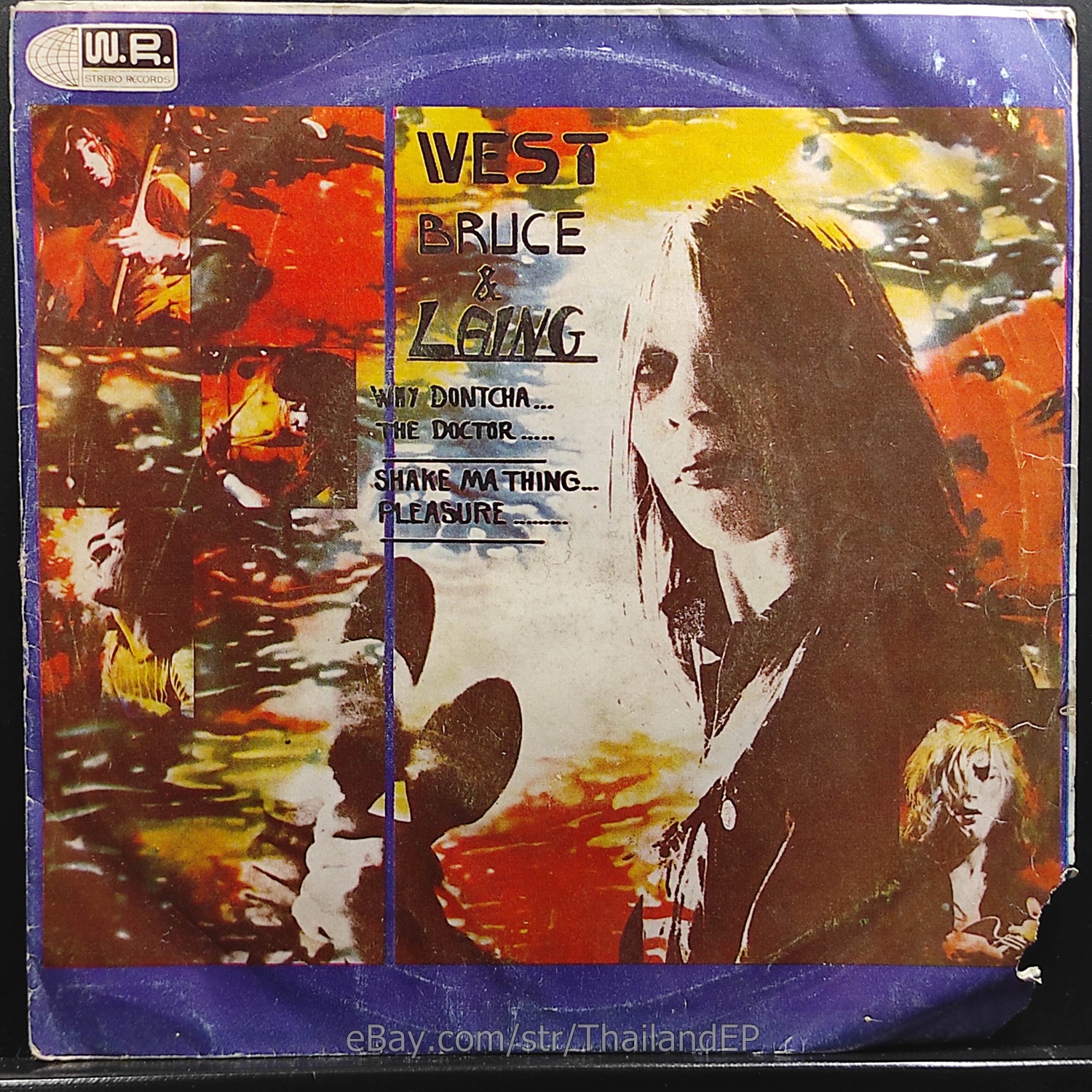 WEST, BRUCE & LAING - WHY DONTCHA (W-112) 7" Thai EP