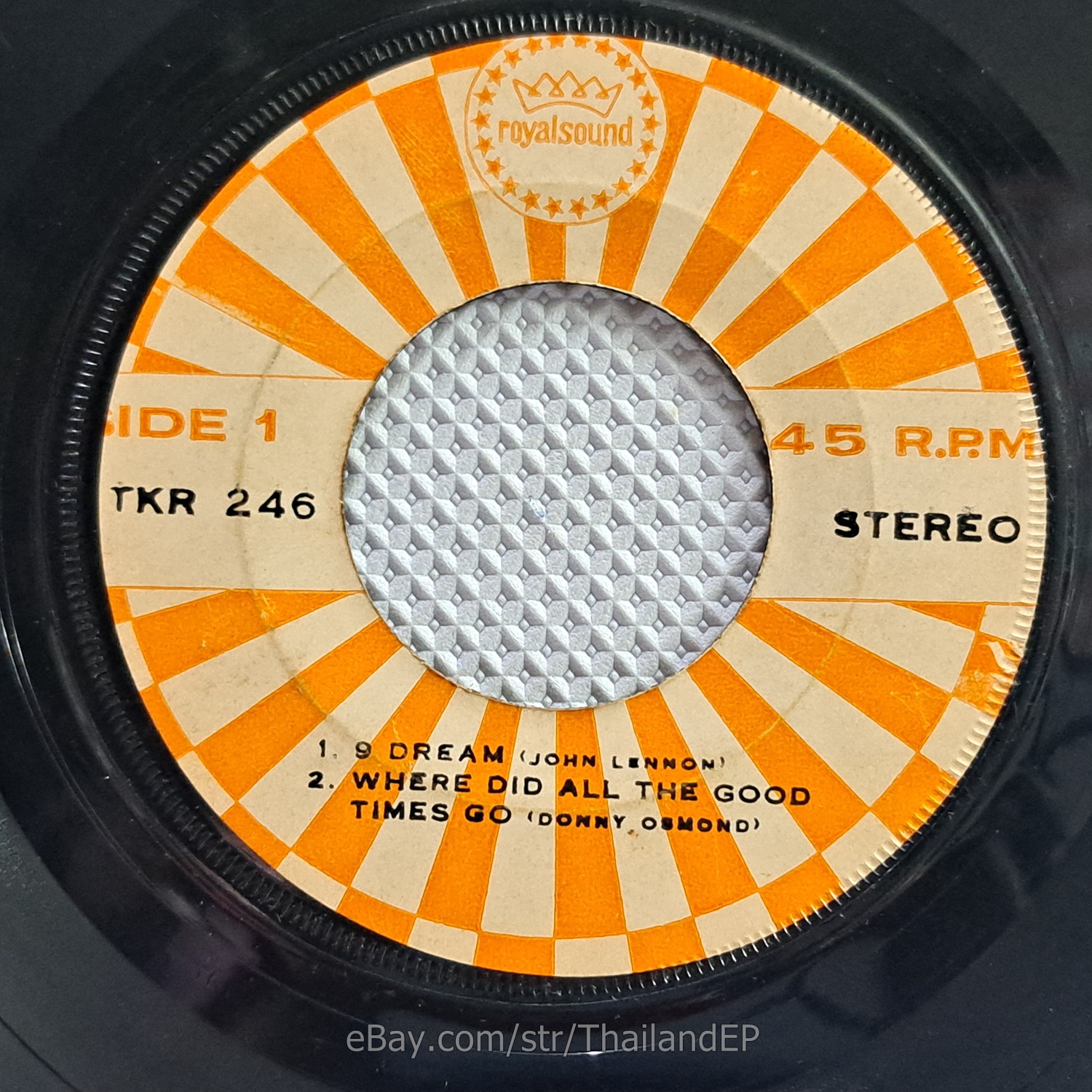 JOHN LENNON - 9 DREAM (TKR 246) 7" Thai EP