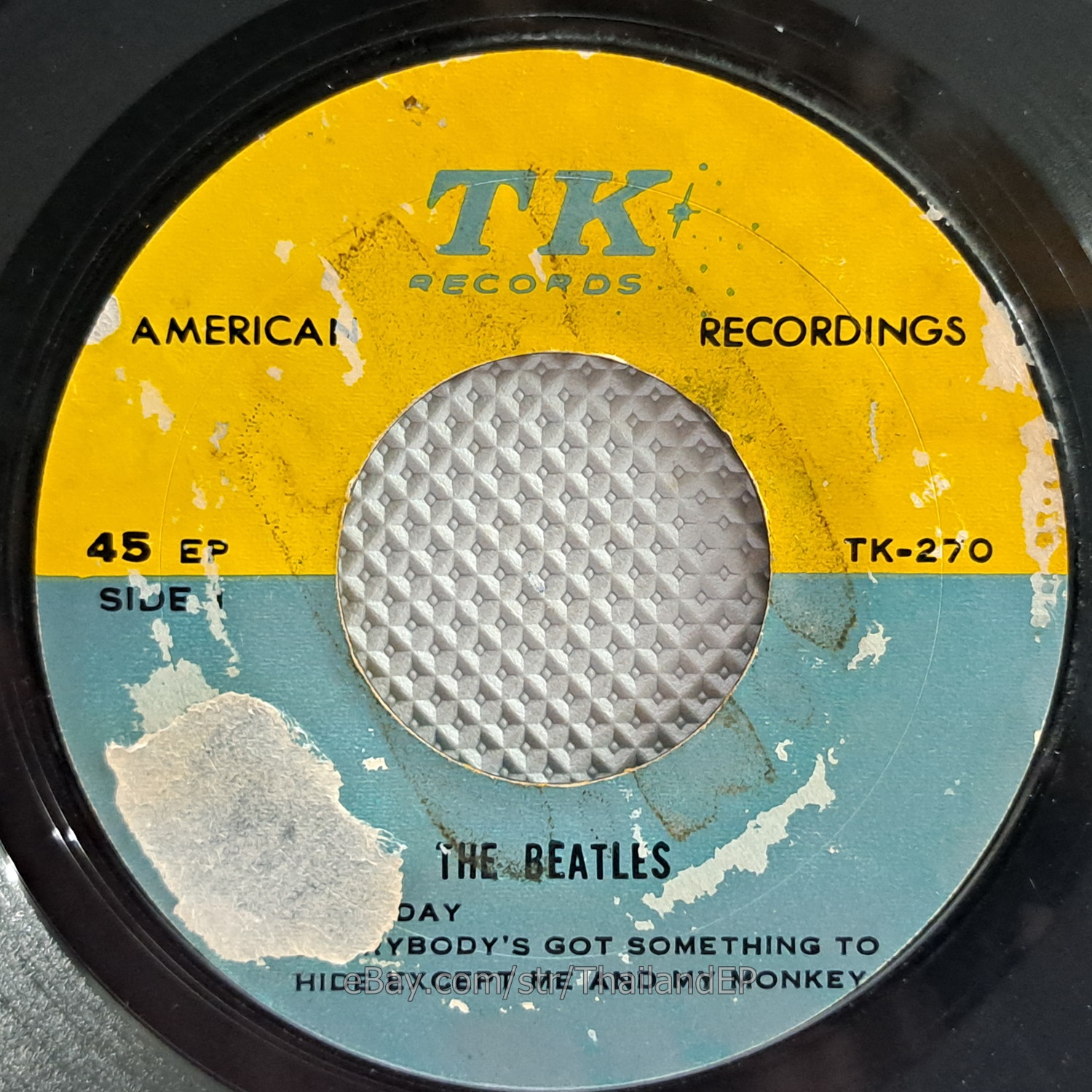 THE BEATLES /BIRTHDAY /BACK IN THE USSR / THAILAND EP 45 THAI