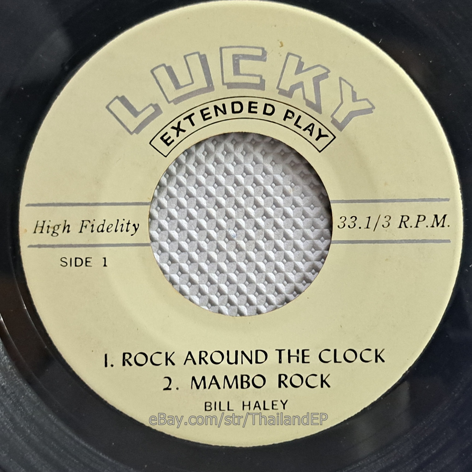 BILL HALEY - ROCK AROUND THE CLOCK (Bill Haley,Rock Around The Clock, Thailand ,Vinyl) 7" Thai EP