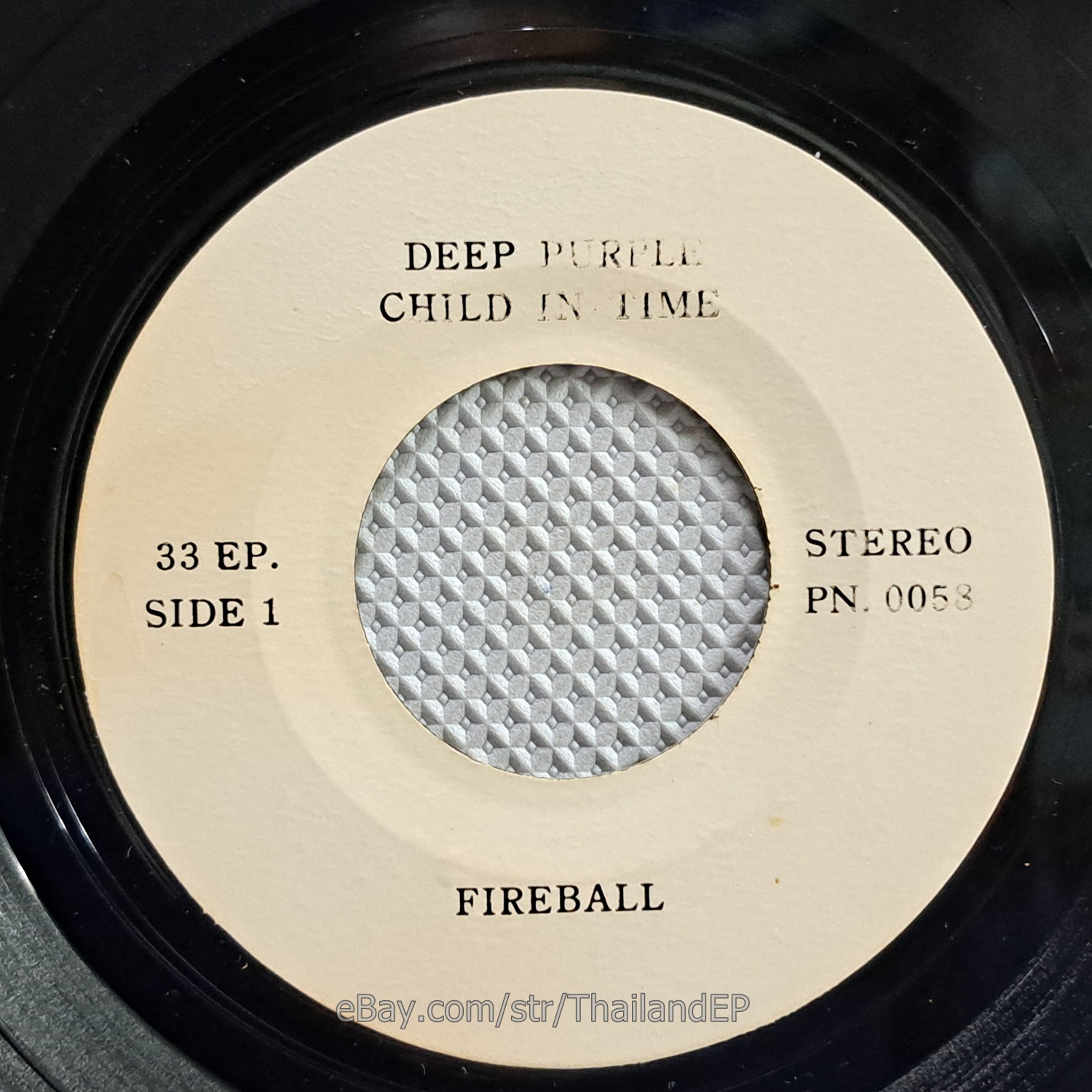 DEEP PURPLE - CHILD IN TIME (PN-0058) 7" Thai EP