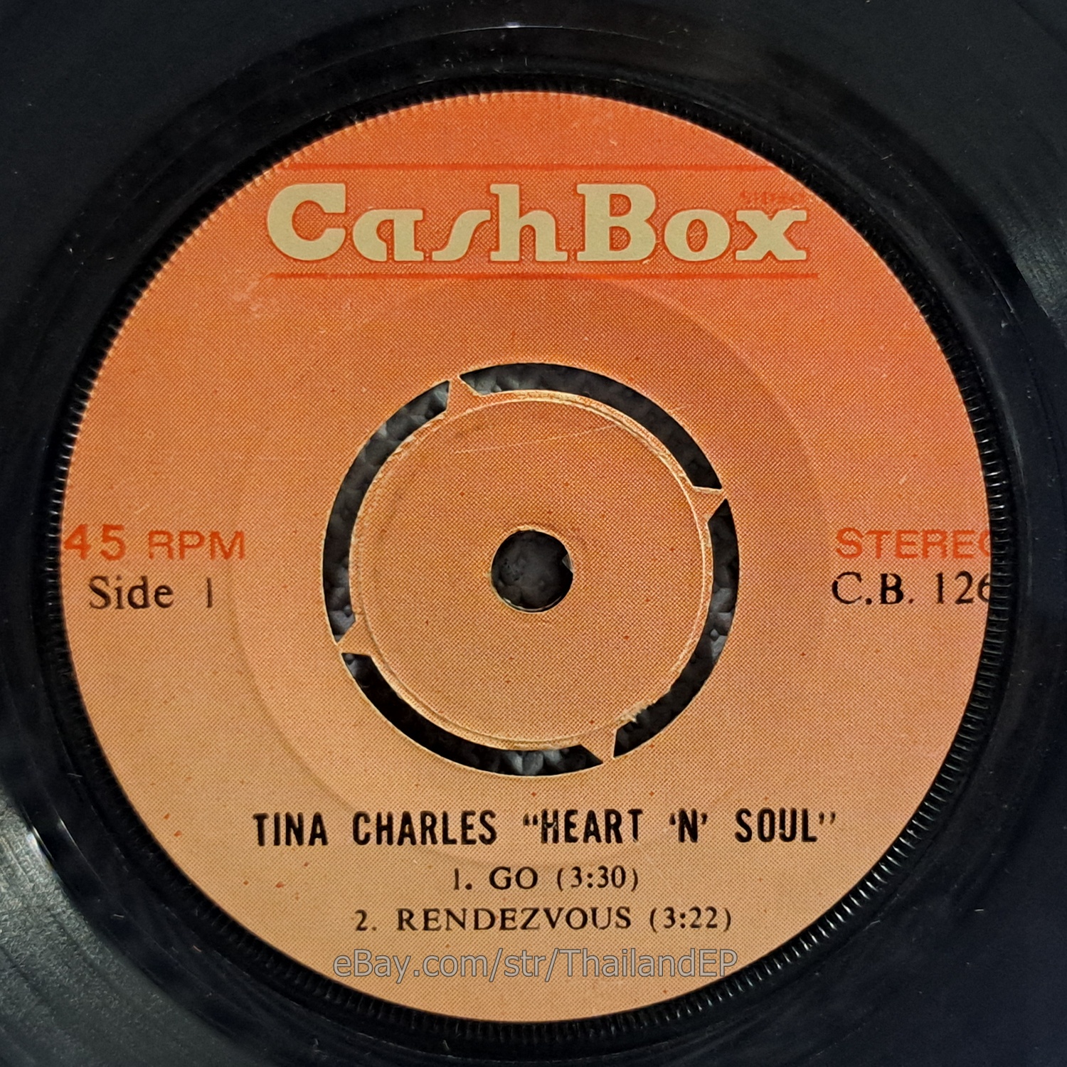 TINA CHARLES - GO (C.B. 126) 7" Thai EP
