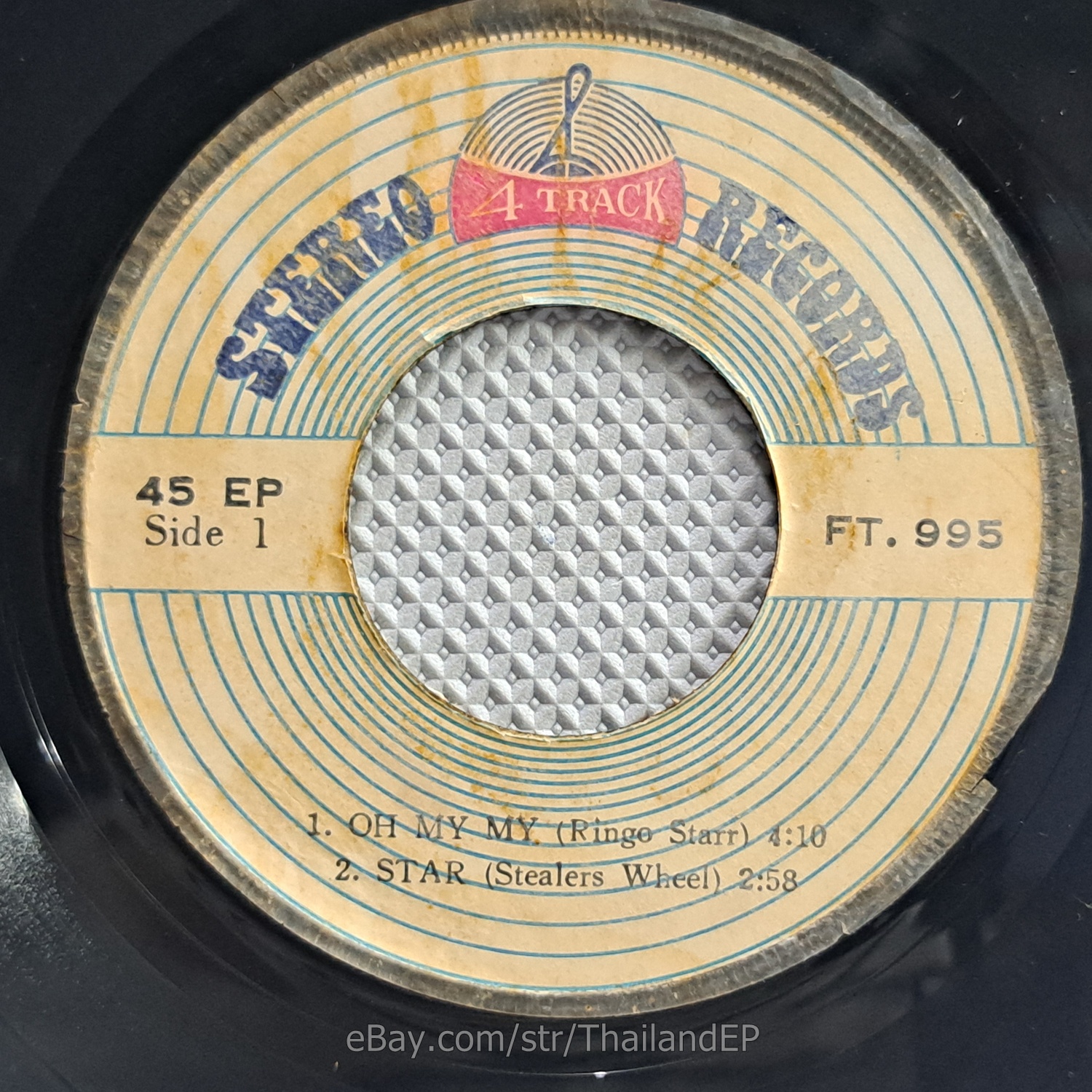 Ringo Starr - Oh My My (FT. 995) 7" Thai EP