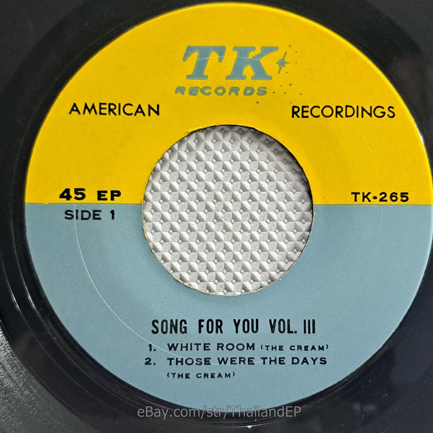 The Cream - White Room (TK-265) 7" Thai EP