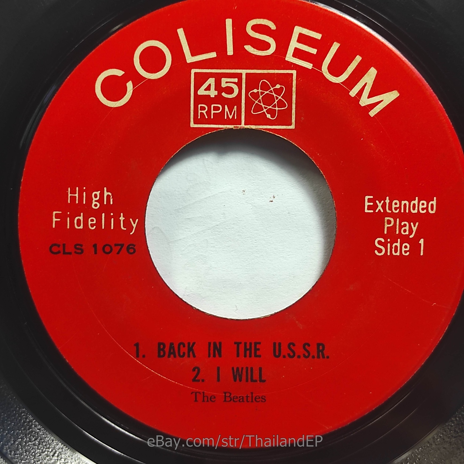 The Beatles - BACK IN THE U.S.S.R. (CLS 1076) 7" Thai EP