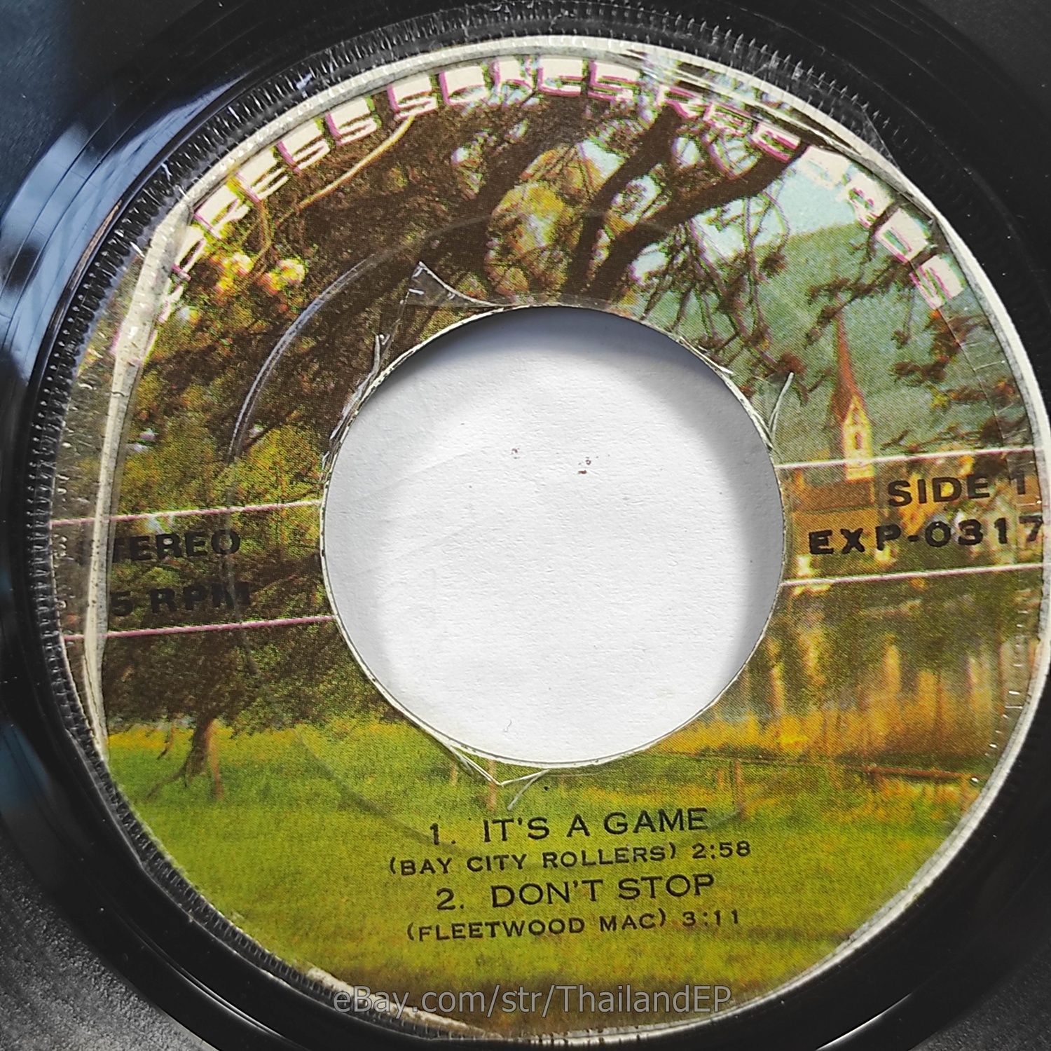 BAY CITY ROLLERS - IT'S A GAME (EXP-0317) 7" Thai EP