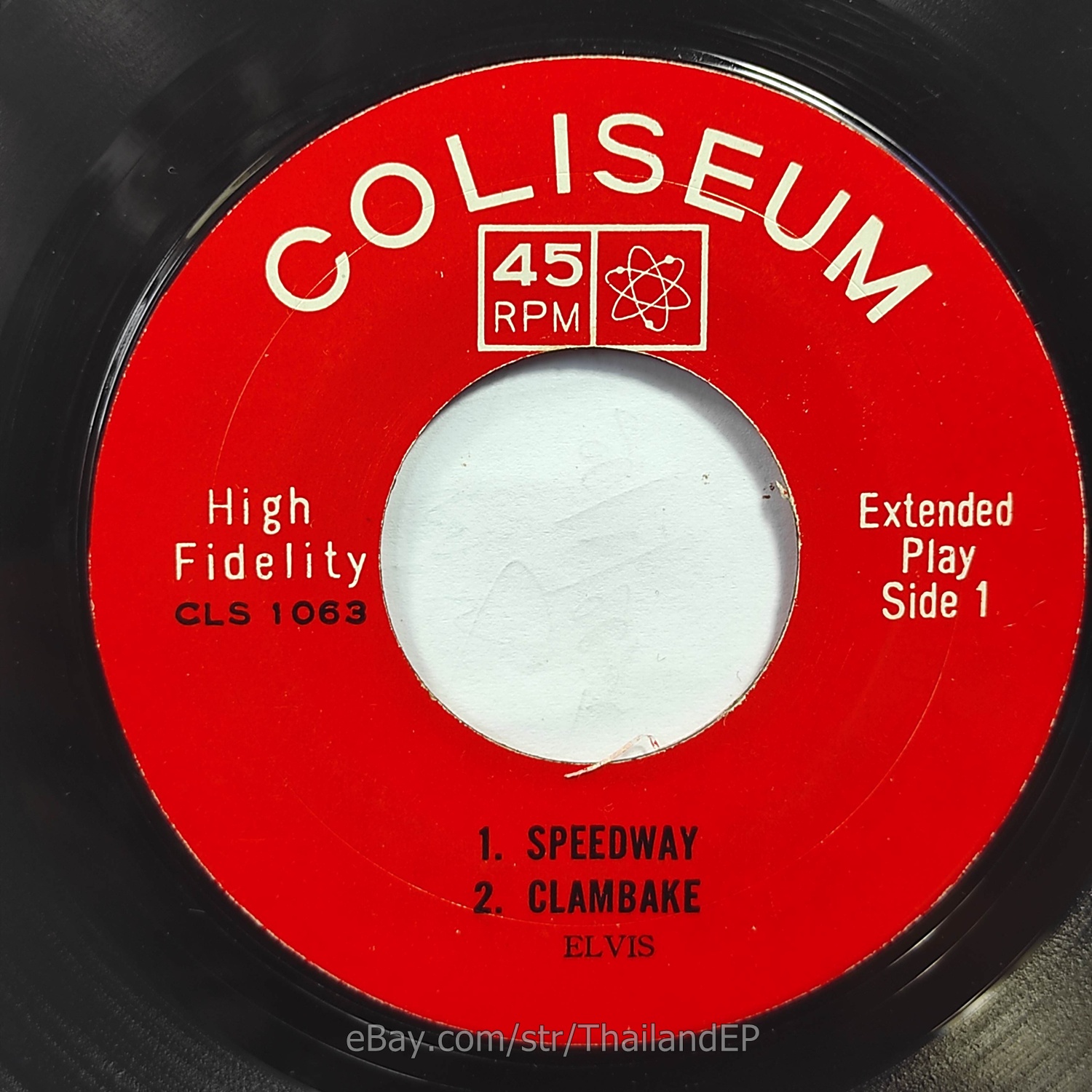 Elvis Presley - Speedway (CLS 1063) 7" Thai EP