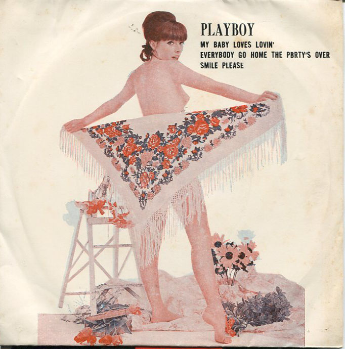 GENE AND DEBBE/WHITE PLAINS/HERMAN'S HERMITS/THAI EP 7" 45RPM NUDE SEXY GIRL