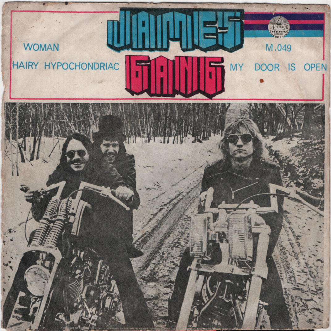 JAMES GANG /WOMAN  /HAIRY HYPOCHONDRIAC / THAI EP 7" THAILAND 45RPM