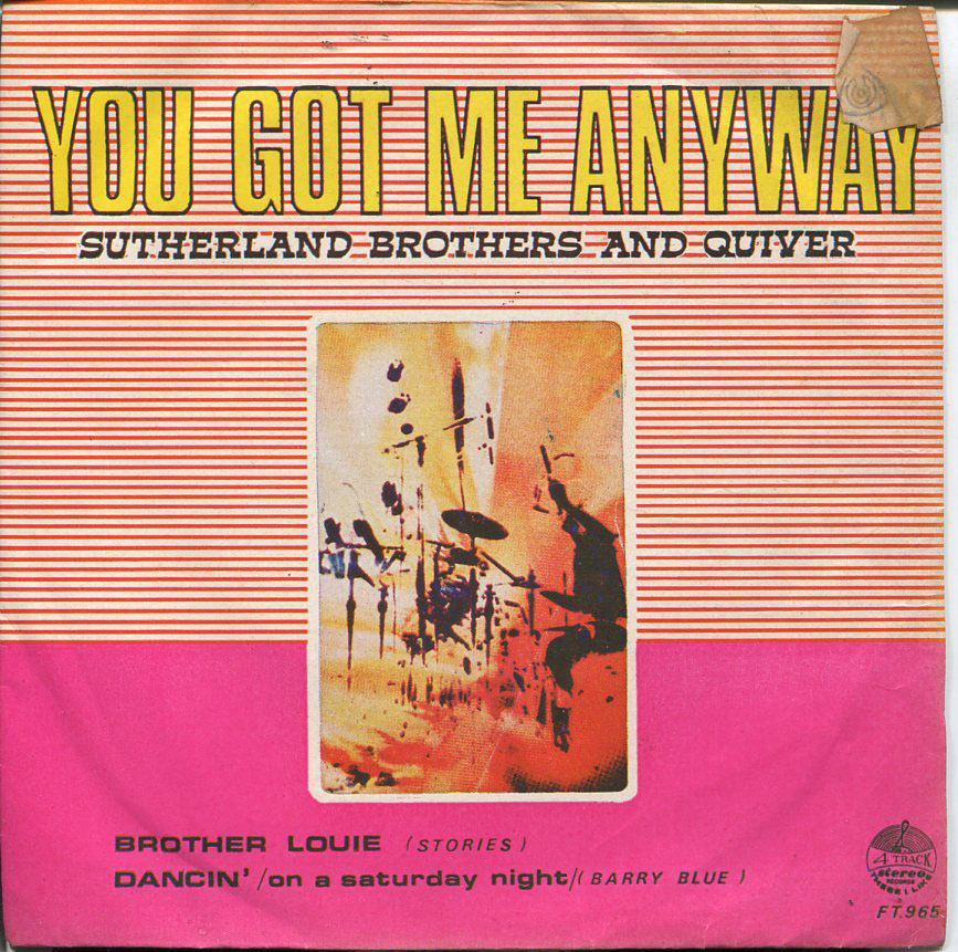 SUTHERLAND BROTHERS AND QUIVER /FOUR TOPS /STORIES /BARRY BLUE THAI EP 7"